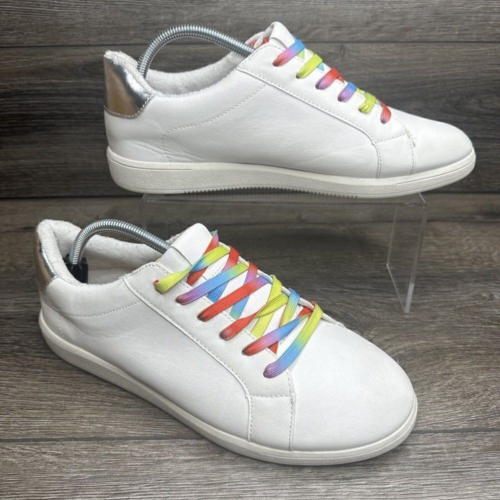 Torrid Womens Size 11W Sneakers Tennis Shoes Rainbow Lacev